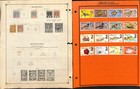 Mauritius Stamp Collection On 7 Pages  1849-1975 Nice Selection  bk 