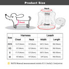 Small Pet Dog Cat Harness And Leash Soft Fleece Puppy Walking Vest Jacket Xs-m