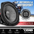 Ds18 Pro-cf69 4nr 6 9  Mid-bass Speaker Water Resistant Carbon Fiber Cone 600 W