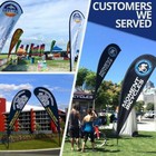 Anley Custom Teardrop Feather Flags Swooper Advertising Banners Flags
