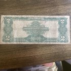 1899  2 Large Two Dollar Bill Silver Certificate Note   Rare
