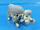 Vintage Original Florenza Poodle Pin Cushion Bobblehead 1950s
