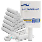 Jmu Medical Gauze Bandage Rolls First Aid Tapes 4  X 4 1yards