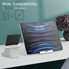 Jetech Tablet Stand  Adjustable Portable Desktop Holder  Silver