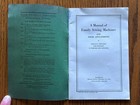 Singer 1929 A Manual Of Family Sewing Machines Excellent Condition 