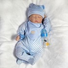 22inch Reborn Baby Dolls Vinyl Silicone Handmade Lifelike Newborn Boy Doll Gift