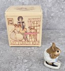 Vtg Retired Wee Forest Folk Wff Just Cheking Mouse On Scale Free Us Shipping