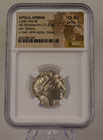 Attica  Athens  440-404 Bc Ar Tetradrachm  17 20g  Obv Athena - Ngc Au 4 5 4 5