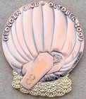 Geocoin Club  gcc  Oct  2009 - Puking Pumpkin - Activated   Adoptable - Tb39909