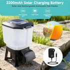Solar Automatic Pond Fish Feeder 23l Capacity Koi Feeder New
