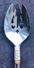 1 Wallace Golden Aegean Weave Sterling Silver Slotted Serving Spoon 8 7 8   