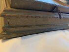 Vtg Jewelry Box Victorian Style Pic Under Glass Top Carved Wood Mirror Inside