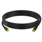 Rg6 Dual Shield Coax Cable Black Tv Antenna Satellite 3ft-100ft Multi-pack Lot