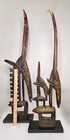 Pair Of Bamana Ci Wara Headdress  Mother And Child   Male   Mali Mid 20th Centur