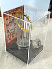 2017 Houston Astros World Series Championship Trophy   Ring With Display Case
