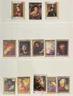 World Art Paintings Mnh Used  aprx 70 Items  Da723