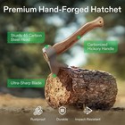 Vivosun Hatchet Axe With Sheath  13    Hand Axe  Camping Survival Brown 