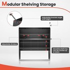 2pack 42 x 46 x 13  Van Shelving For Ford Transit 2015-2024 Low Medium High Roof