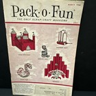 Vintage Pack-o-fun Scrap Craft Magazine 1966-67 Lot Of 9 Issues