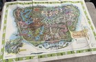 1964 Version A Disneyland Theme Park Map 30 X 45  Vintage Souvenir See Pictures