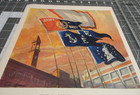 Vintage Print Ad 1942 Wwii Bausch Lomb War Flags Army  e  Navy We Can We Will