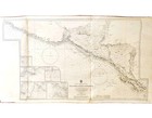 1970 Nautical Ship Map Isla Coiba To Bahia Manzanillo 50 x28  Sailing Maps