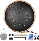 Steel Tongue Drum 15 Notes 14 Inch D-key Panda Balmy Drum Percussion Instrument