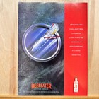 1990 Beefeater London Gin Cocktail Shadow Vintage Print Ad Liquor Alcohol Advert