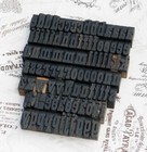 A-z Alphabet 1 06  Letterpress Wooden Printing Blocks Wood Type Vintage Printer 