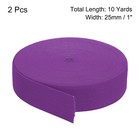 2pcs Elastic Bands For Sewing 1 Inch 10 Yards Purple Knit Elastic Spool