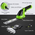Workpro Cordless Grass Shear   Shrubbery Trimmer - 2 In 1 Handheld Hedge Trimmer