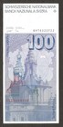 Switzerland Swiss 100 Francs Franken F  Schaller   Lusser P-57i 1  1989 Xf Crisp