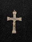 Vintage Silver And Gold Toned Christian Religious Pins Pendants Charms 10 Piece