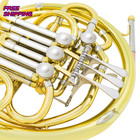 Double French Horn  fb bb  4 Keys Gold Lacquer Intermediate With Case Gold New