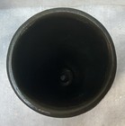 Vintage Hammered Bronze Cemetery Grave Memorial Flower Vase Heavy