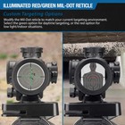 Barska 6-24x50 Mil Dot Reticle Ir 2nd Generation Sniper Scope W  Rings  Ac11672