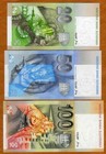 Set Slovakia  20-50-100 Korun  2000 P-34-35-36  Unc Commemorative Millenial