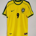 Ronaldo Nazario Signed Autographed Team Brazil Soccer Jersey With Coa