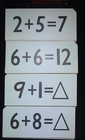 Milton Bradley Vintage 1964 Addition Flash Cards New Math Grades 2-6 Collectible
