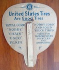 Vintage 1920s United States Tires Poock Harness Readlyn Iowa Advertising Fan