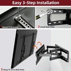 Full Motion Hdtv Tv Wall Mount Bracket 32 36 37 40 42 47 50 52 55 60 65 70 Inch