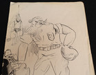 Wwi Pen Art Illustration Drawing  uncle Sam Boxer Liberty Loan  Peterson 1918
