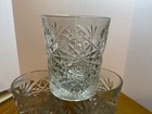 Vtg Set Of 4 Libbey Hobstar Double Old Fashioned Glasses 12-ounce