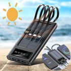 2025 Super 40000000mah Usb Portable Charger Solar Power Bank For Cell Phone