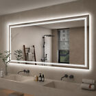 Overlength Large Led Bathroom Vanity Mirror Upgraded Wall Anti-fog Memory Light