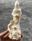 Tagua Nut Vegetable Bodhisattva Buddha Statue Kwan Yin Guanyin Buddhism