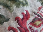Aubusson Style Nwot Old World Rug Patterned Needlepoint Pillow Huge Pillow Cvr