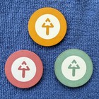3 Antique Clay Poker Chips Arrow Arrows Red Yellow Green Appalachian Trail  