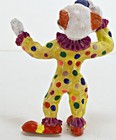 Vintage Miniature Hand Painted Pewter Clown