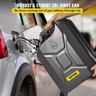 20l Jerry Can Fuel Tank Flexible Spout Rustproof Steel Gas Can For Car Truck    